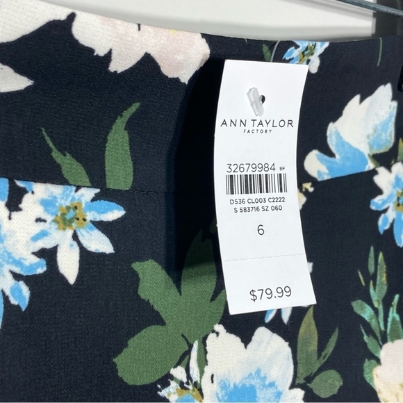 ANN TAYLOR | NWT | Floral Print Midi Skirt - Picture 13 of 15